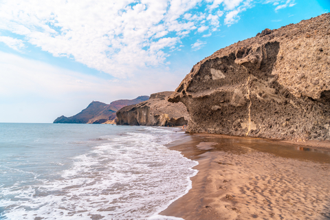 Beautiful shot of Monsul beach in Andalucia. Spain, Mediterranean Sea